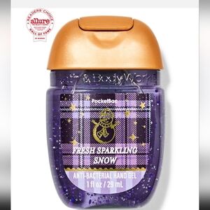 Bath & Body Works Fresh Sparkling Snow Hand Gel - Gold and Purple